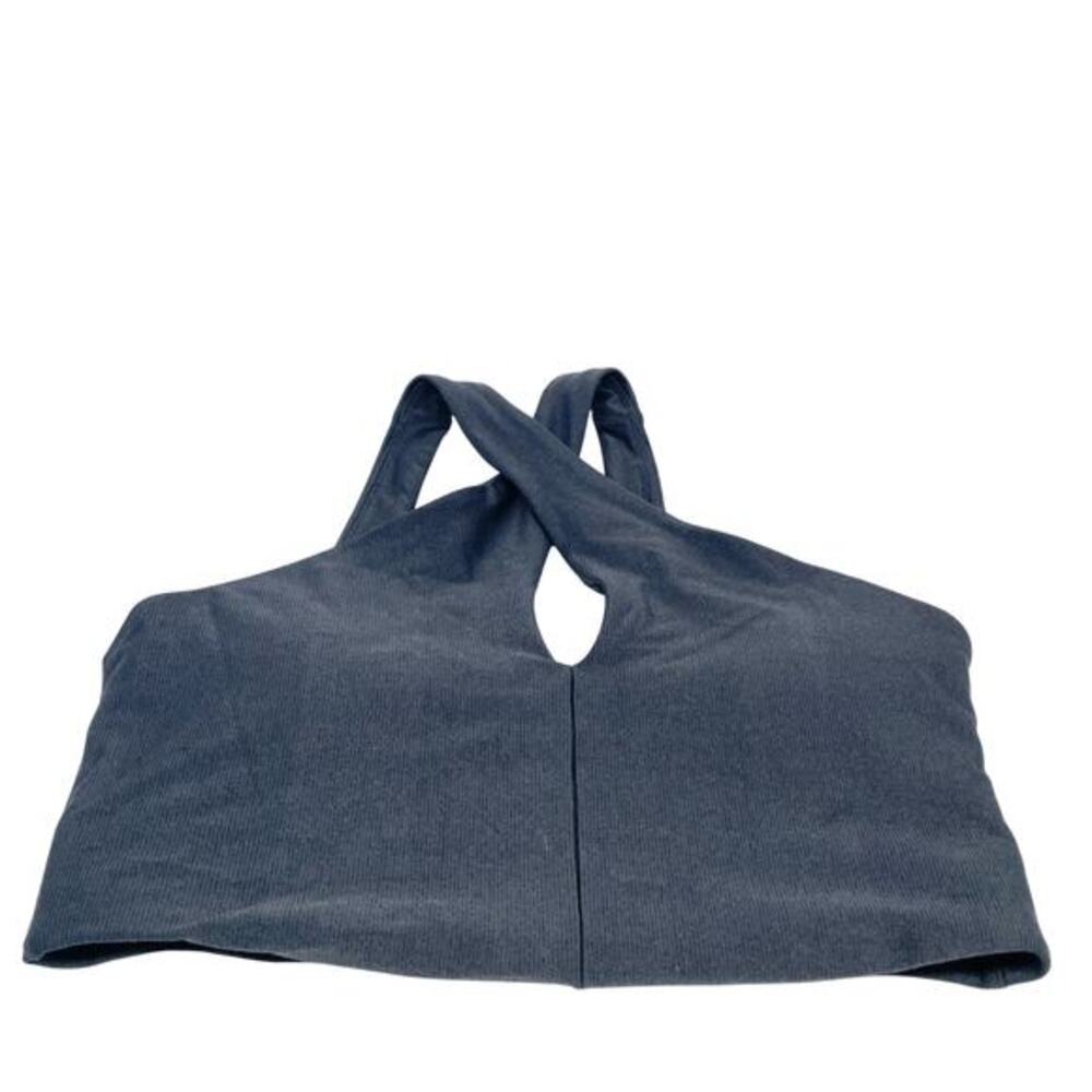 All In Motion Women's Seamless Cross‎ Back Sports Bra Black Size Medium